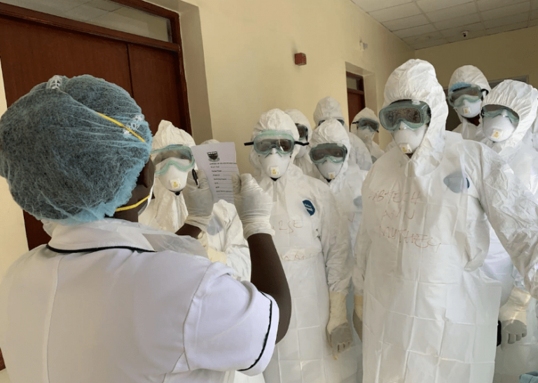 Health workers at the Frontline of the covid-19 fight in Ghana are being treated better than their counterpart in the US