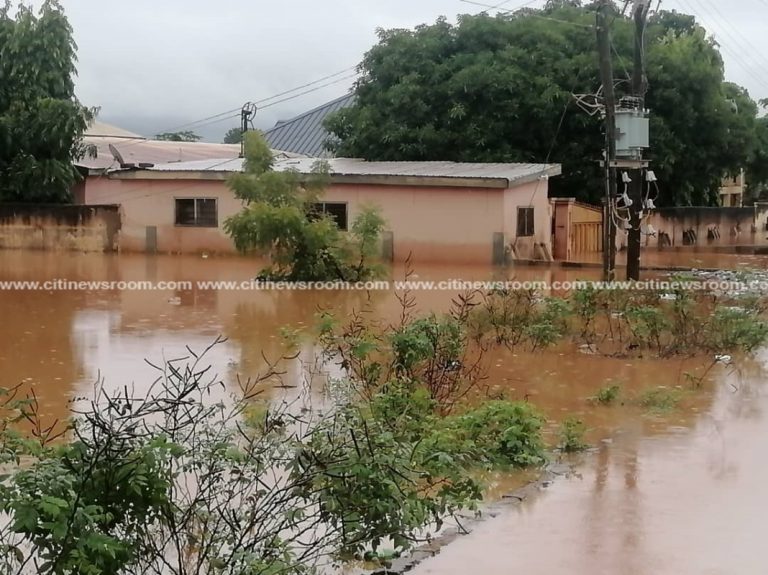 Parts of Tamale, Sagnerigu flooded after a 3-hour downpour