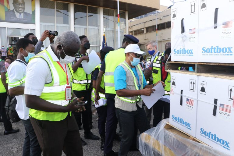 Ghana receives 1.3 million Pfizer vaccines from US