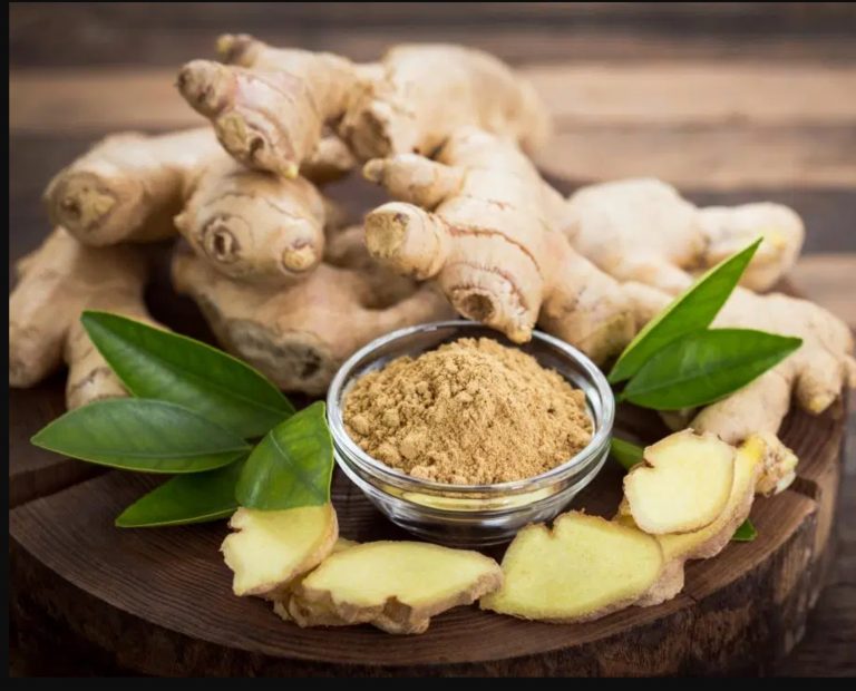 Ginger: Effective against nausea, menstrual pain, indigestion, and breast cancer