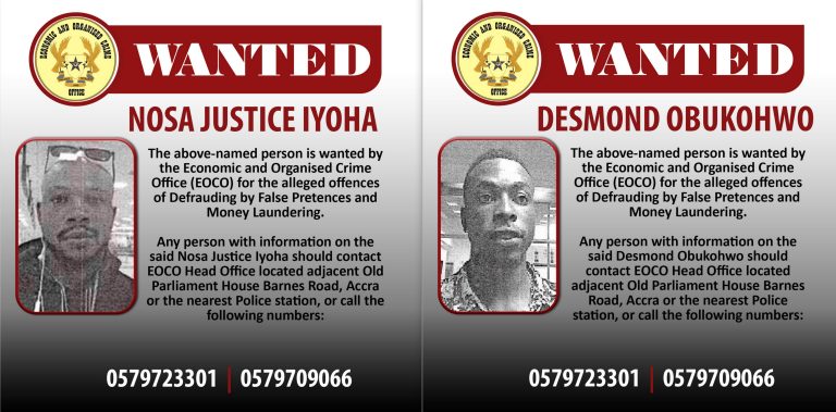 EOCO declares 2 persons wanted for various crimes
