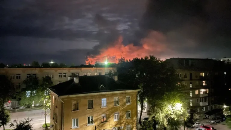 Ukraine war: Wave of drone strikes hits several Russian regions