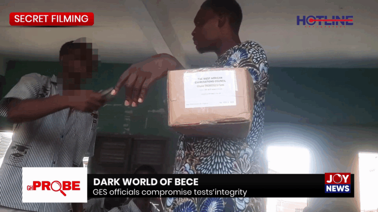 Some GES officials took GH¢60 to aid cheating in 2025 BECE – JoyNews exposé 