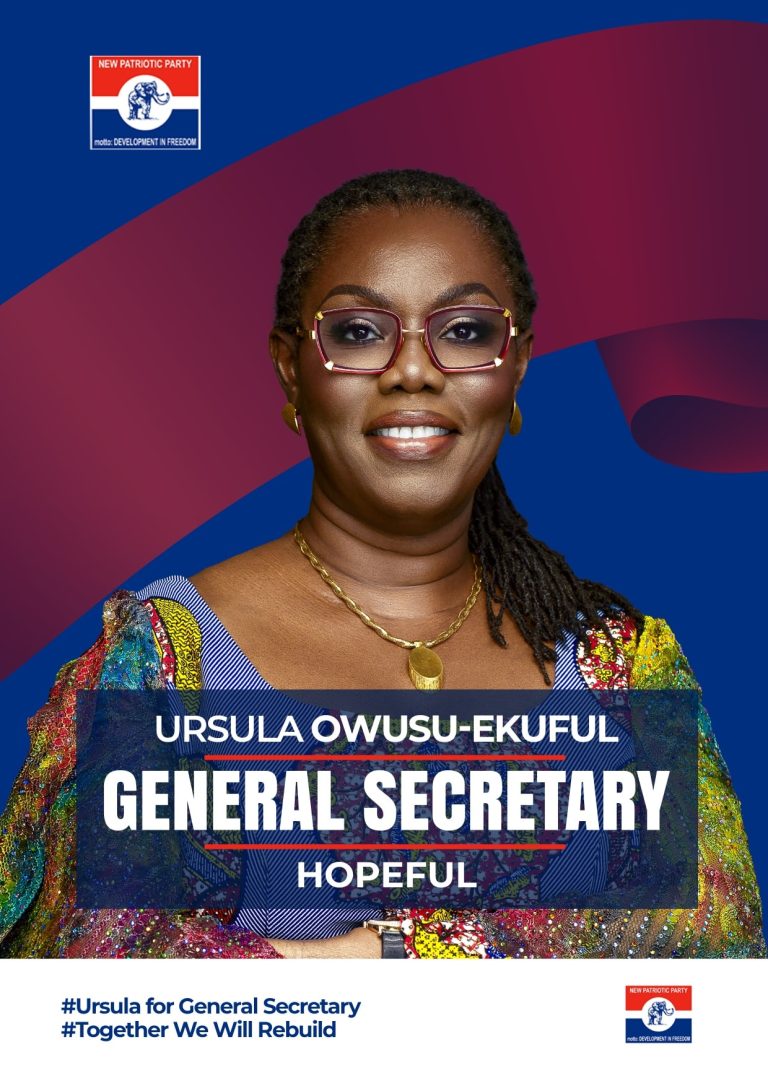 Ursula Owusu-Ekuful declares bid for NPP General Secretary position