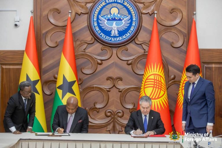Ghana has signed historic visa agreements with Kyrgyzstan
