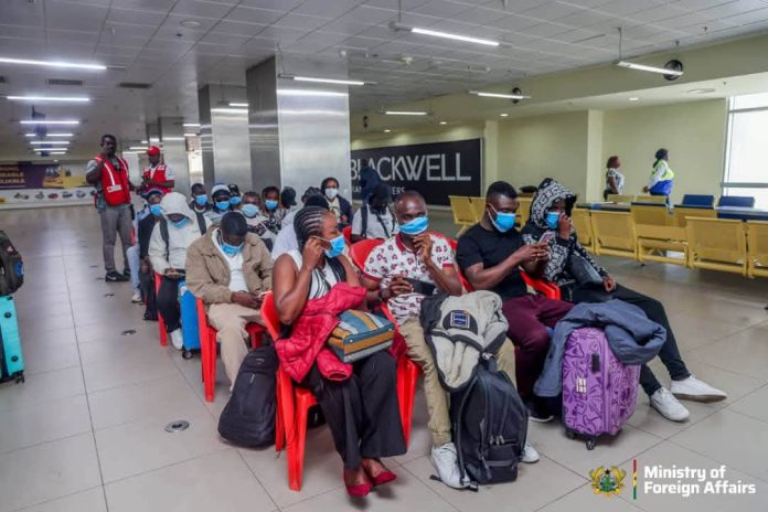 evacuation of Ghanaians from South Africa